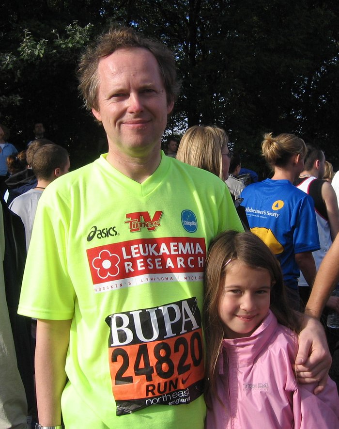 David Lauder with daughter 2005