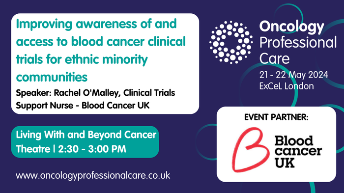 Improving awareness and access to clinical trials for people from ethnic minorities talk.