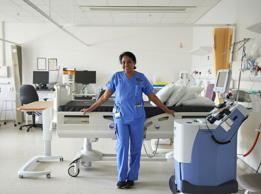 Nurse standing in hospital