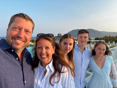 Matthew Wilson and family