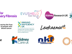 11 logos of charities who wrote to UKHSA to urge them to reconsider pausing the ONS Covid-19 survey.