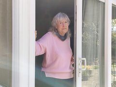 Jill shielding at home during lockdown