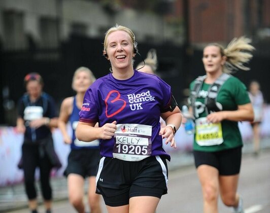 A runner at the Royal Parks Half Marathon