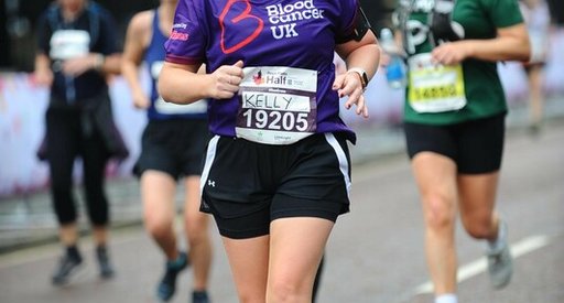 A runner at the Royal Parks Half Marathon