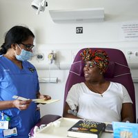 Treatment in hospital