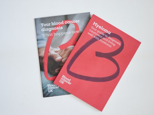 Your blood cancer diagnosis: what happens now? and Myeloma booklets