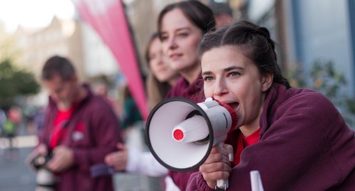 Cheerpoint volunteers at London Marathon