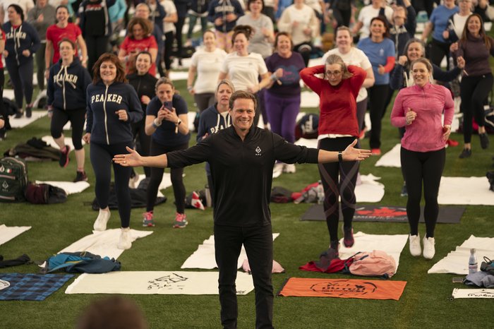 Sam Heughan with the Peakers taking on the Munro Challenge