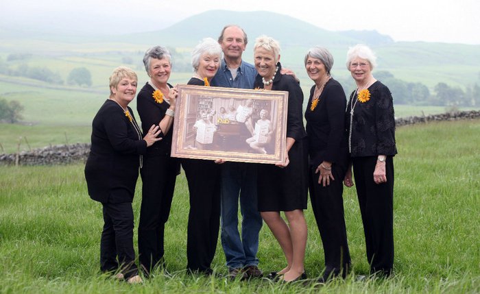 Calendar Girls story laid bare in Dales exhibition - BBC News